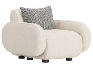 Jonathan Adler Brigitte Club Chair 3D Model