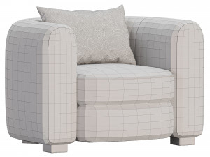 Buenos Aires Armchair 3D 模型