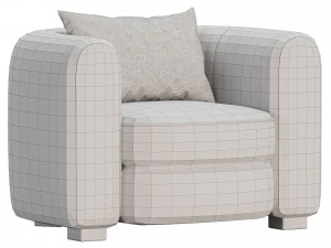 Buenos Aires Armchair 3D Model