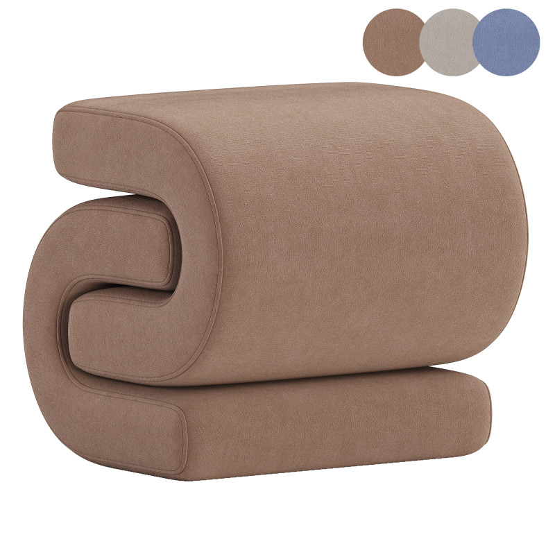 Comfortable Vanity Stool Modelo 3D .c4d .max .obj .3ds .fbx .stl .blend 