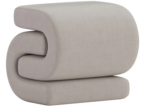 Comfortable Vanity Stool 3D Model