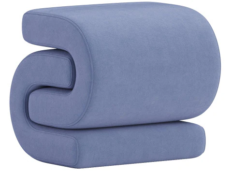 Comfortable Vanity Stool 3D Model