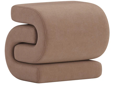 Comfortable Vanity Stool 3D Model