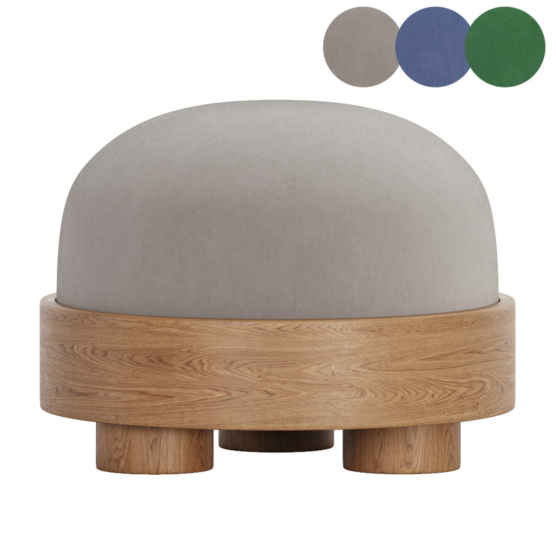 MINIMALIST OTTOMAN POUFS 3D Model .c4d .max .obj .3ds .fbx .stl .blend
