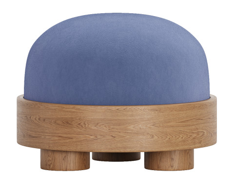 MINIMALIST OTTOMAN POUFS 3D Model