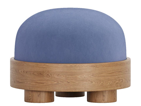 MINIMALIST OTTOMAN POUFS 3D Model