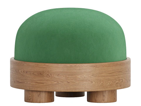 MINIMALIST OTTOMAN POUFS 3D Model