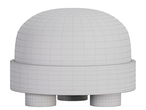 MINIMALIST OTTOMAN POUFS 3D Model