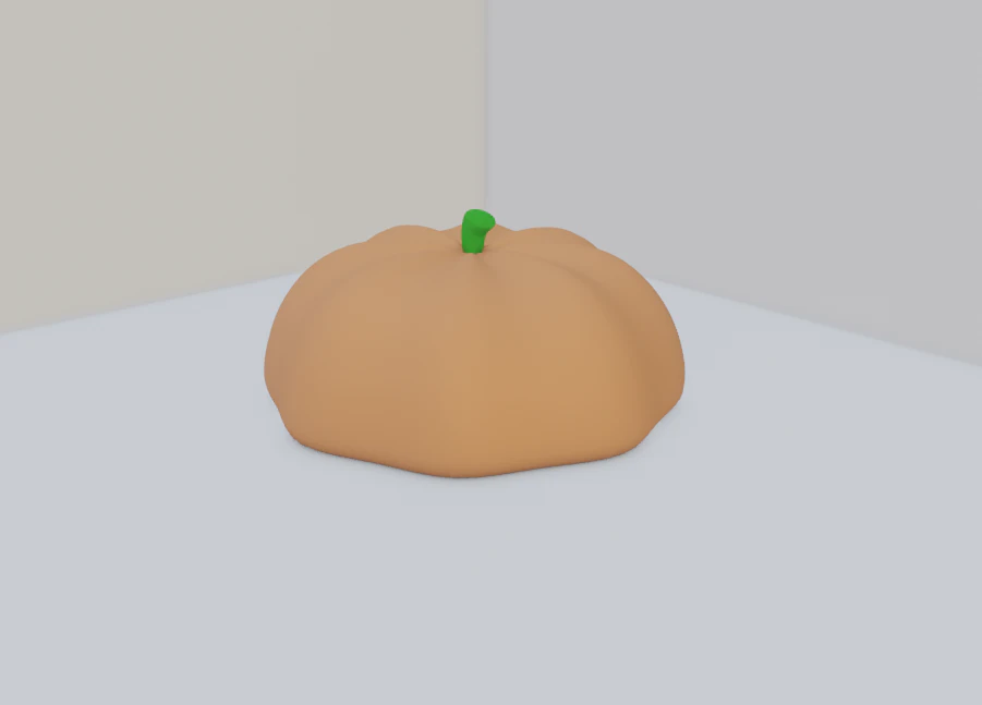 Pumpkin hat 3D Model .c4d .max .obj .3ds .fbx .stl .blend