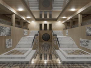 Bank interior 3Dモデル