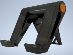 PRINTABLE PHONE HOLDER - FOLDABLE CELL PHONE HOLDER 3D Print Model
