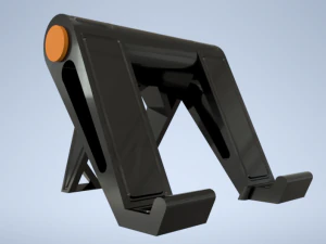PRINTABLE PHONE HOLDER - FOLDABLE CELL PHONE HOLDER 3D Print Model