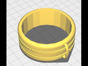 Barbie Wheel Car Decor 3D Print Model
