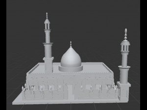 Masjid 3D 模型