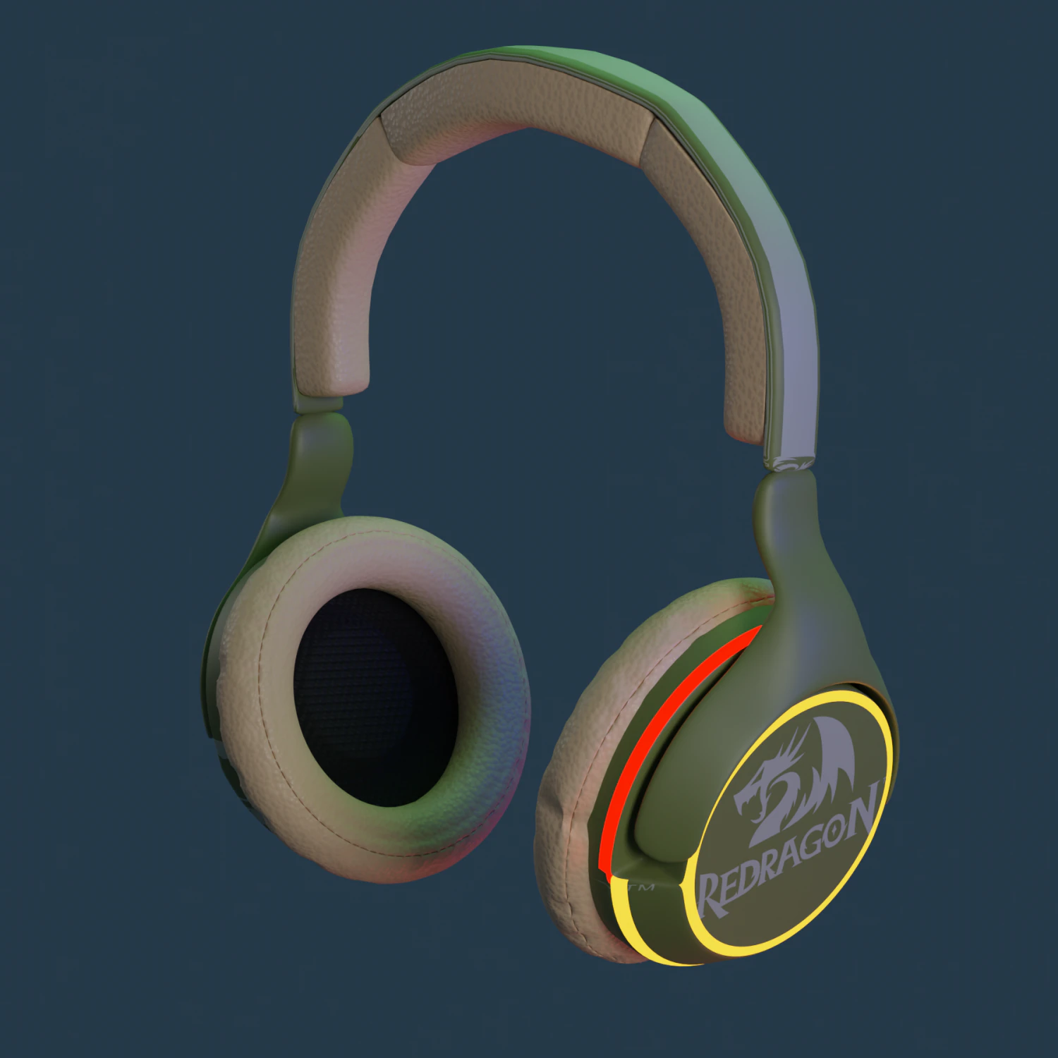 3d Headphones 3D Model .c4d .max .obj .3ds .fbx .stl .blend 