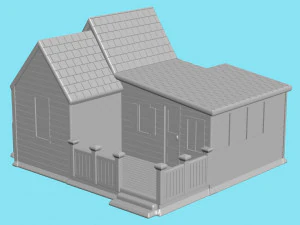 Christmas House 3D Print Model
