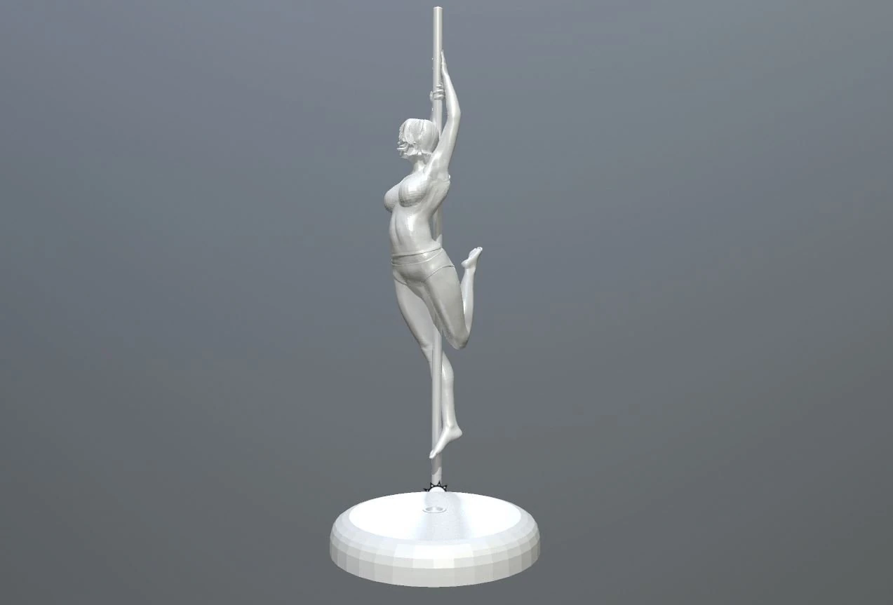 Dancer 3D Print Model .c4d .max .obj .3ds .fbx .stl .blend 