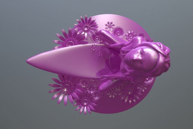 Girl Modello di stampa 3D .c4d .max .obj .3ds .fbx .stl .blend 