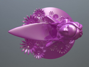 Girl 3D Print Model