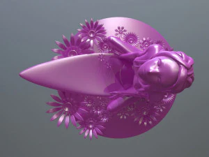 Fille Modèles 3D en vedette