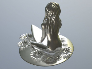 Girl Modello di stampa 3D