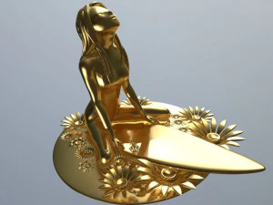 Girl 3D Print Model