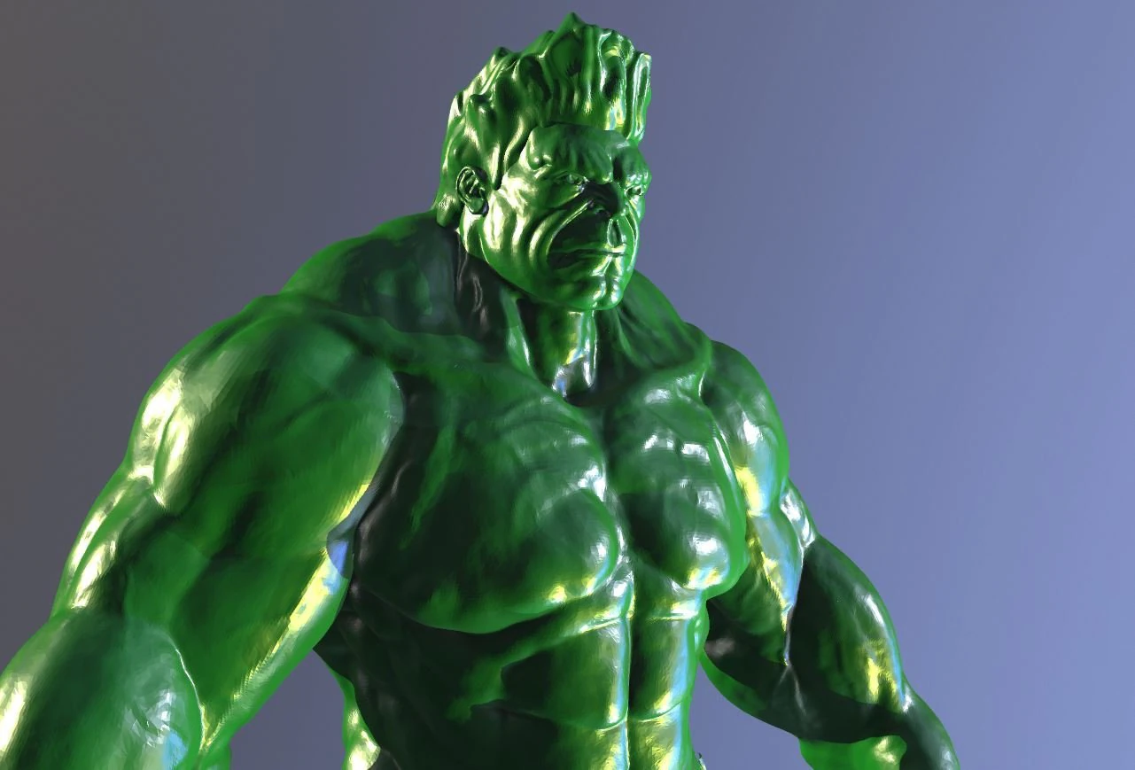 Hulk 3D Druckmodell .c4d .max .obj .3ds .fbx .stl .blend 