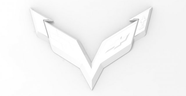 Logo corvette 3D-Druckmodell .c4d .max .obj .3ds .fbx .stl .blend 