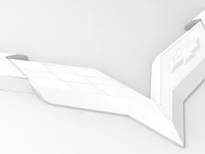 Corveta com logotipo Modelo de Impressão 3D