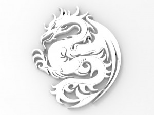 Logo Dragon Model do druku 3D