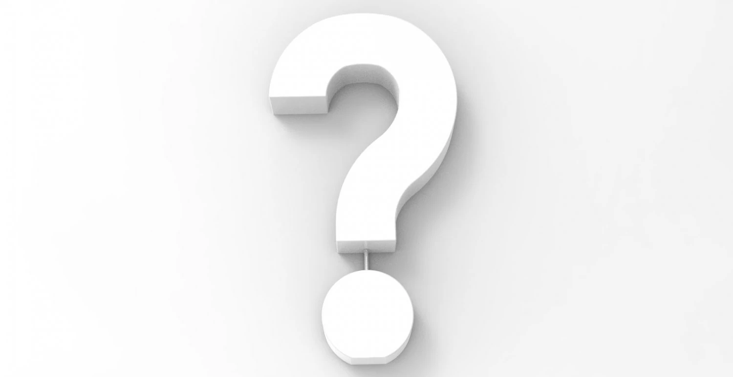 Logo Question mark 3D Print Model .c4d .max .obj .3ds .fbx .stl .blend 