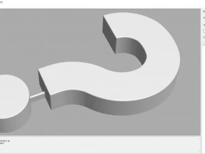 Logo Question mark 3D Print Model