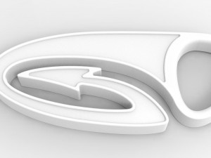 Keychain Dragons tail Modello di stampa 3D