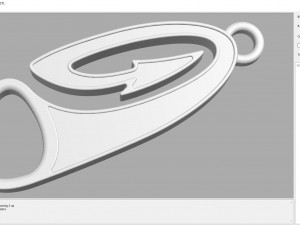 Keychain Dragons tail Modello di stampa 3D