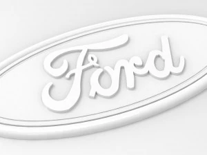 Logo F-ord 3D Print Model