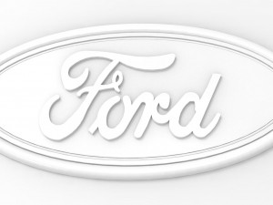 Logo F-ord Modelo de Impressão 3D