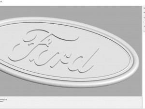 Logo F-ord Modelo de Impressão 3D