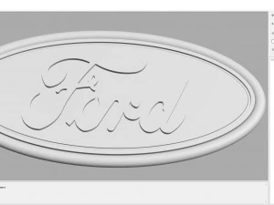 Logo F-ord 3D Print Model