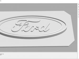 Logo F-ord 2 3D Print Model