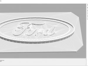 Logo F-ord 2 3D Print Model
