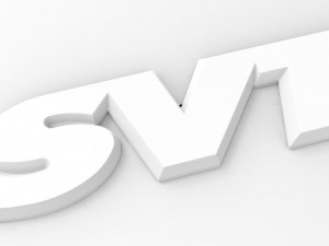 Logo SVT Model do druku 3D
