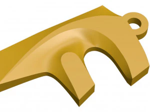 Fusión de llaveros Modelo de impresión 3D