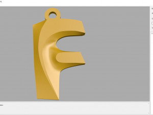Keychain Fusion 3D Print Model