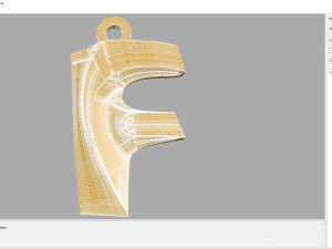 Keychain Fusion 3D Print Model