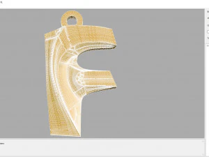 Keychain Fusion 3D Print Model