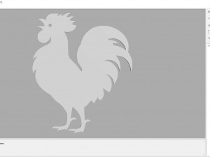 Logo Rooster 3Dプリントモデル
