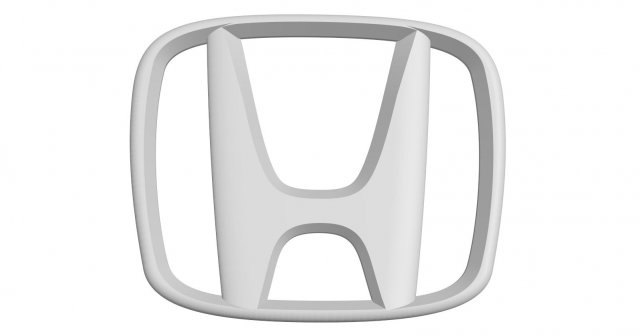 Logo Honda 3D Print Model .c4d .max .obj .3ds .fbx .stl .blend 