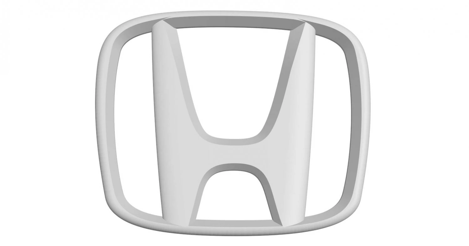 Logo Honda 3D Print Model .c4d .max .obj .3ds .fbx .stl .blend 