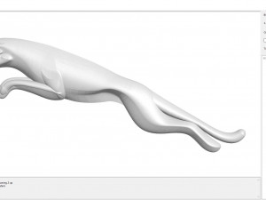 Logo jaguar 3D-Druckmodell