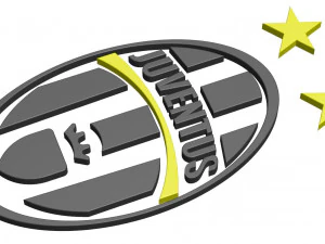 Logotipo Juventus Modelo de Impressão 3D